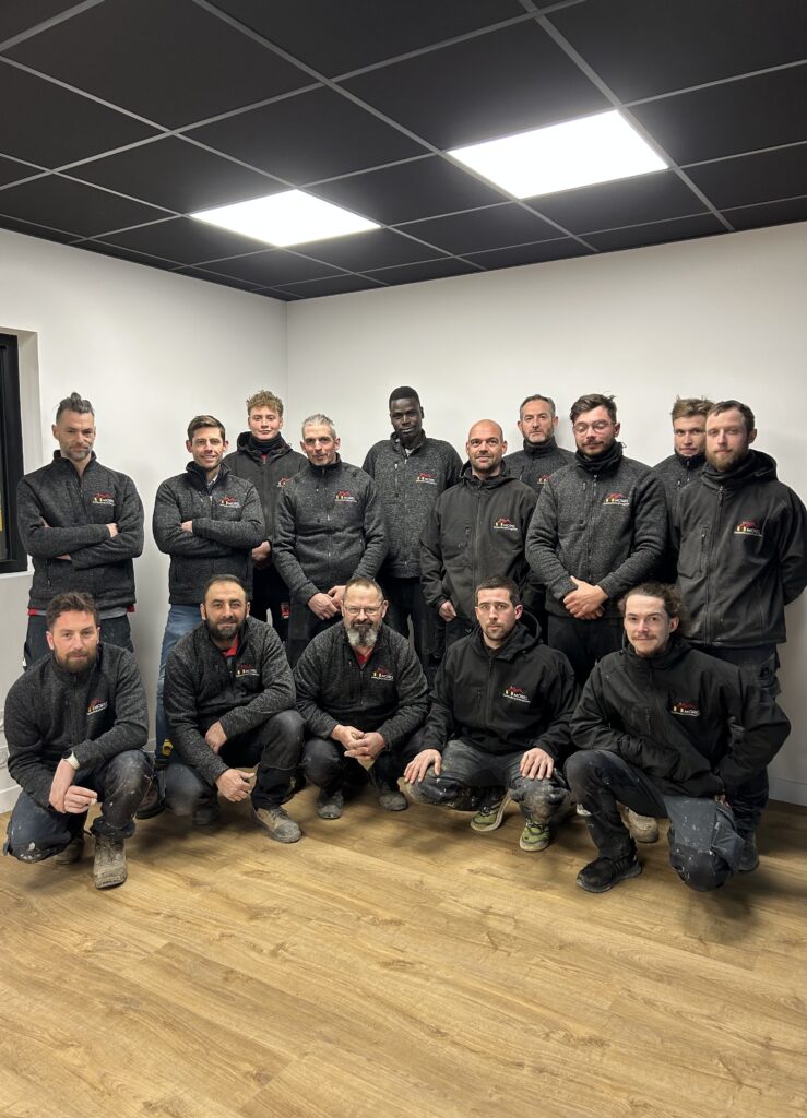 Équipe Morel Construction tous corps d'état atelier Lisieux Calvados