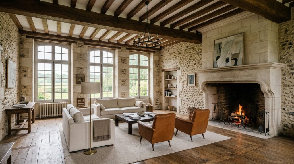 restaurer manoir normand